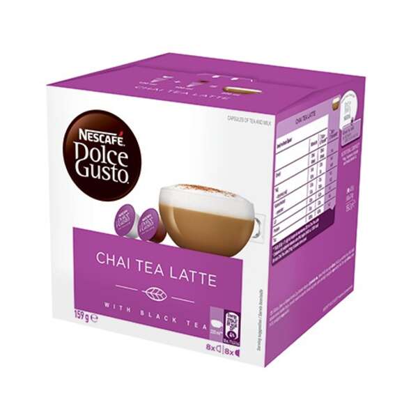 کپسول قهوه دولچه گوستو چای تی لاته DOLCE GUSTO CHAI TEA LATTE