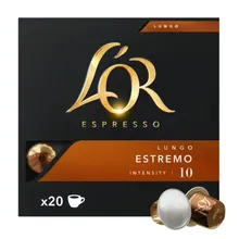 کپسول قهوه لر لانگو استرمو L’OR Lungo Estremo با غلظت 10