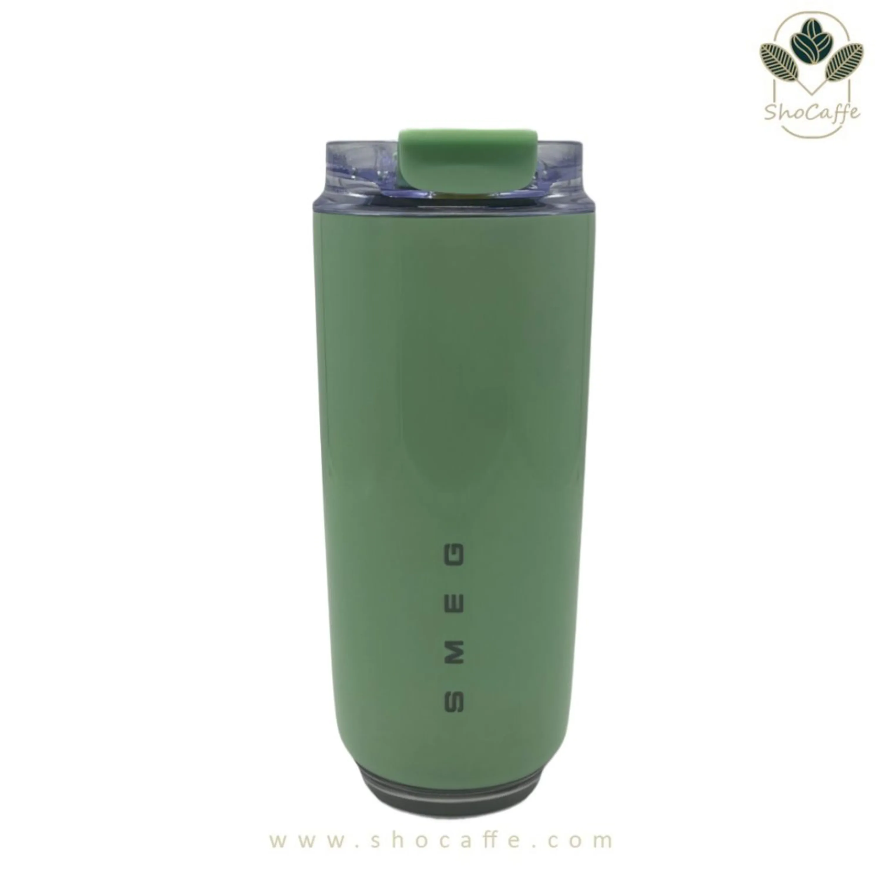 تراول ماگ اسمگ سبز پاستلی مدل Smeg648 گنجایش 480 میلی لیتر- سایز بزرگ